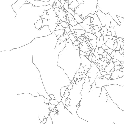 ROAD MAP OF WUM, CAMEROON BY MAPBAKES