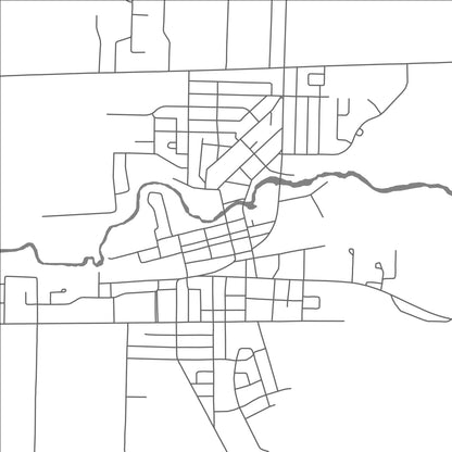 ROAD MAP OF ACTON VALE, CANADA BY MAPBAKES