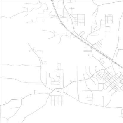 ROAD MAP OF ADAMSVILLE, ALABAMA BY MAPBAKES