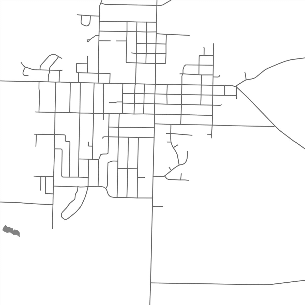 ROAD MAP OF AYLMER, CANADA BY MAPBAKES
