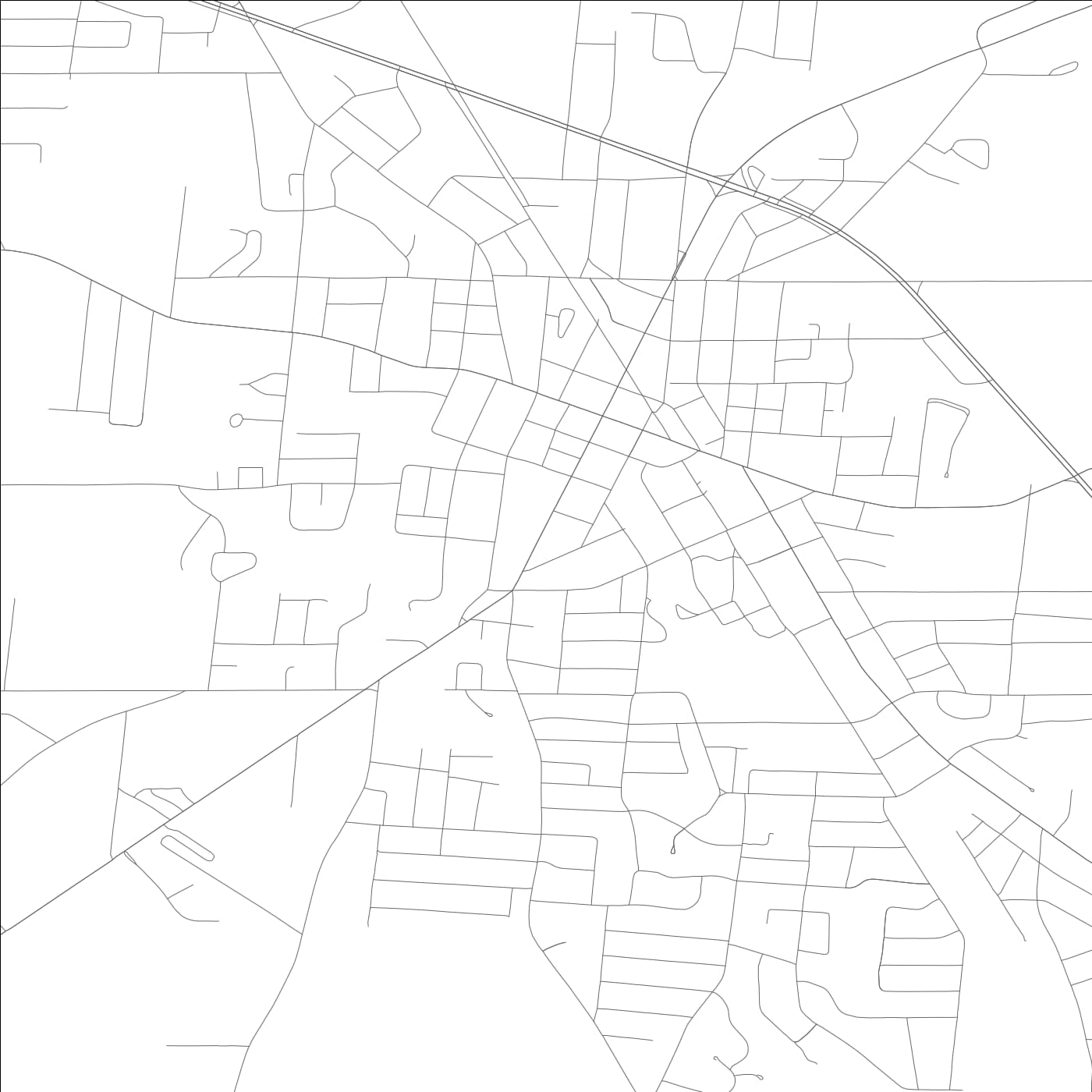 ROAD MAP OF ALBERTVILLE, ALABAMA BY MAPBAKES