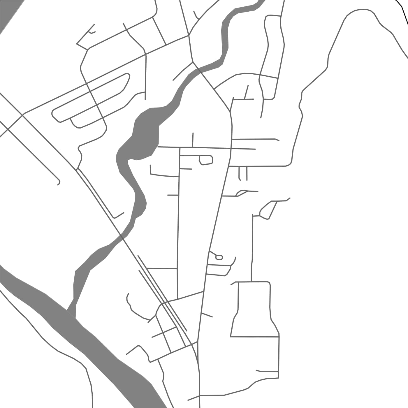 ROAD MAP OF BARRIERE, CANADA BY MAPBAKES