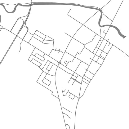 ROAD MAP OF BERTHIERVILLE, CANADA BY MAPBAKES