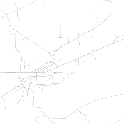 ROAD MAP OF ALTOONA, ALABAMA BY MAPBAKES