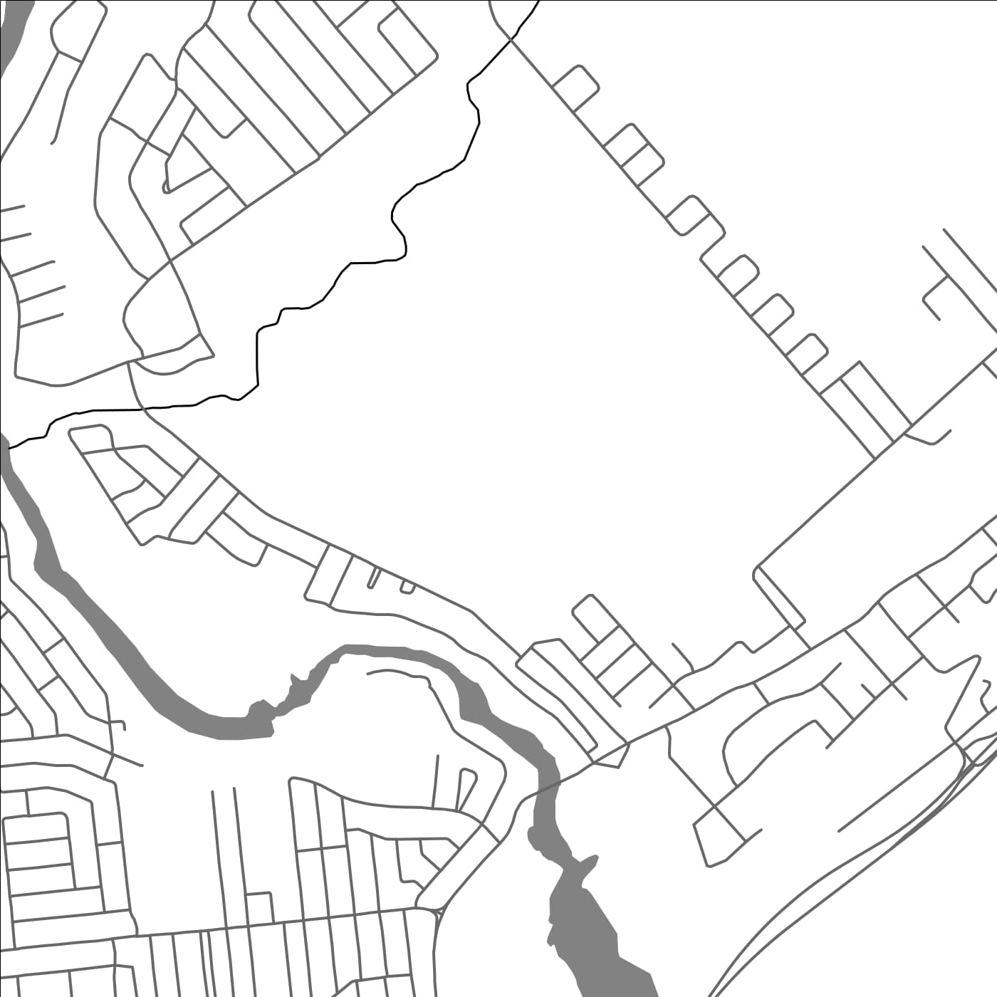 ROAD MAP OF BOISCHATEL, CANADA BY MAPBAKES