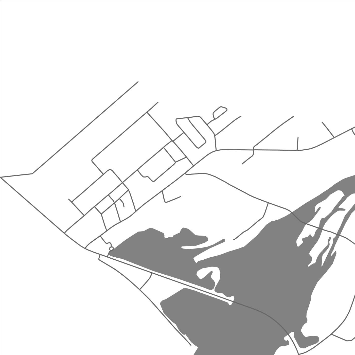 ROAD MAP OF BONAVENTURE, CANADA BY MAPBAKES