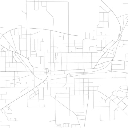 ROAD MAP OF ANDALUSIA, ALABAMA BY MAPBAKES