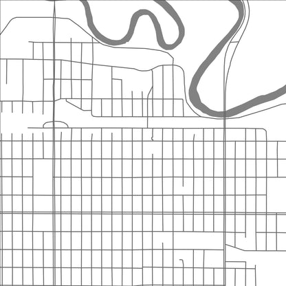 ROAD MAP OF BRANDON, CANADA BY MAPBAKES