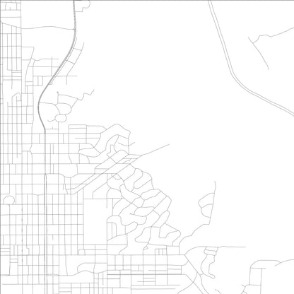 ROAD MAP OF ANNISTON, ALABAMA BY MAPBAKES