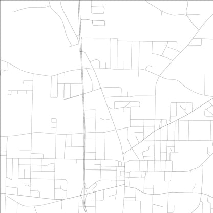 ROAD MAP OF ARAB, ALABAMA BY MAPBAKES