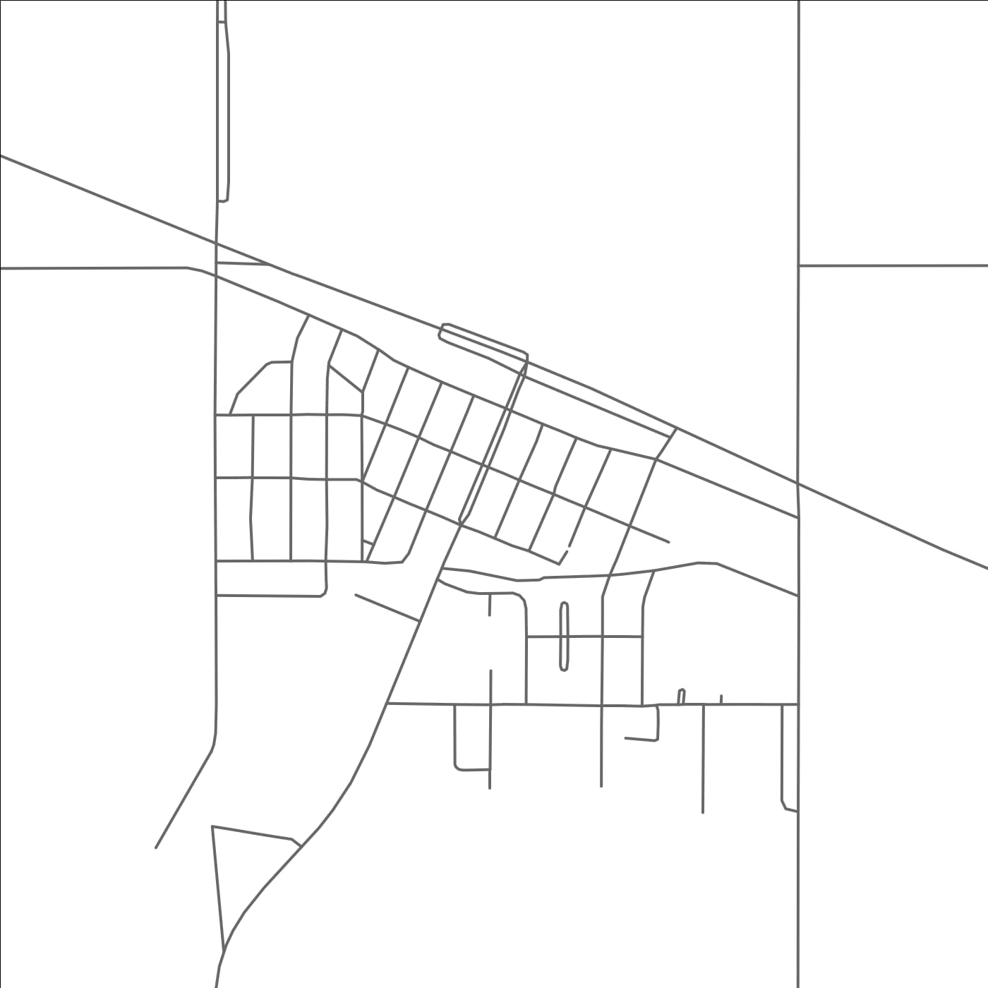 ROAD MAP OF CARLYLE, CANADA BY MAPBAKES