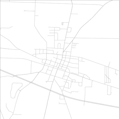 ROAD MAP OF ASHFORD, ALABAMA BY MAPBAKES