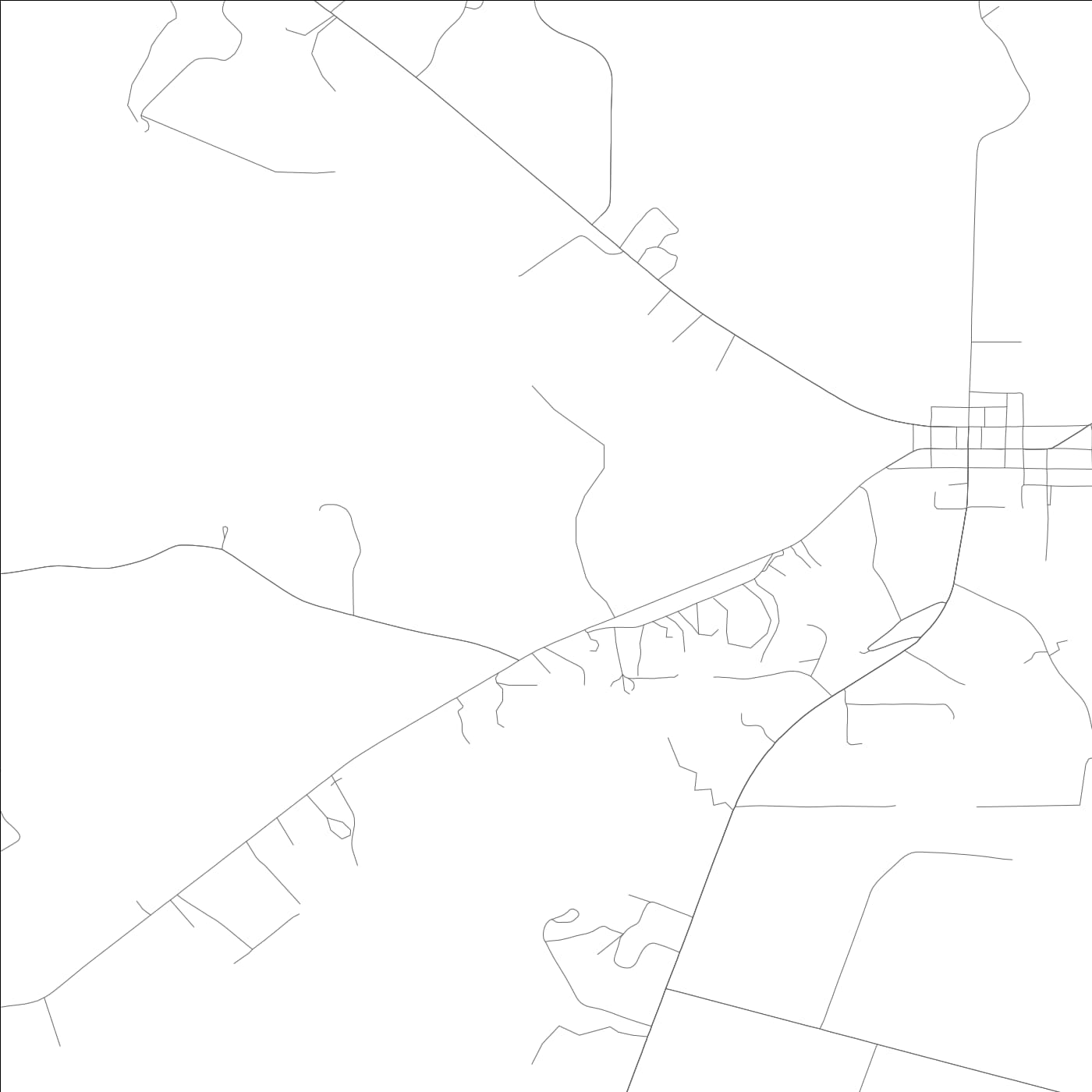 ROAD MAP OF ASHVILLE, ALABAMA BY MAPBAKES