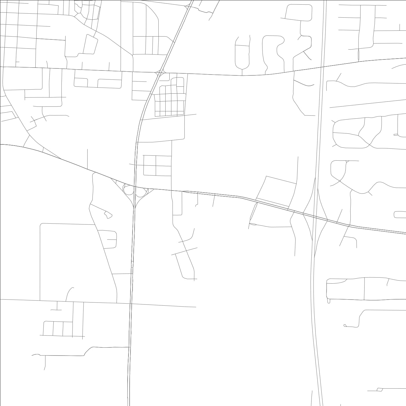 ROAD MAP OF ATHENS, ALABAMA BY MAPBAKES