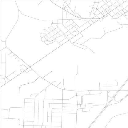 ROAD MAP OF ATTALLA, ALABAMA BY MAPBAKES
