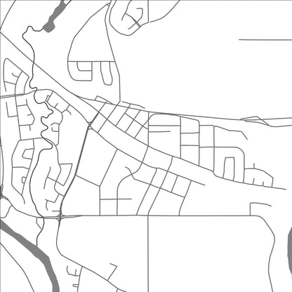 ROAD MAP OF COCHRANE, CANADA BY MAPBAKES