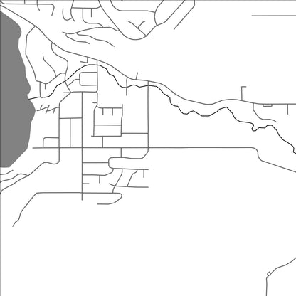 ROAD MAP OF COLDSTREAM, CANADA BY MAPBAKES