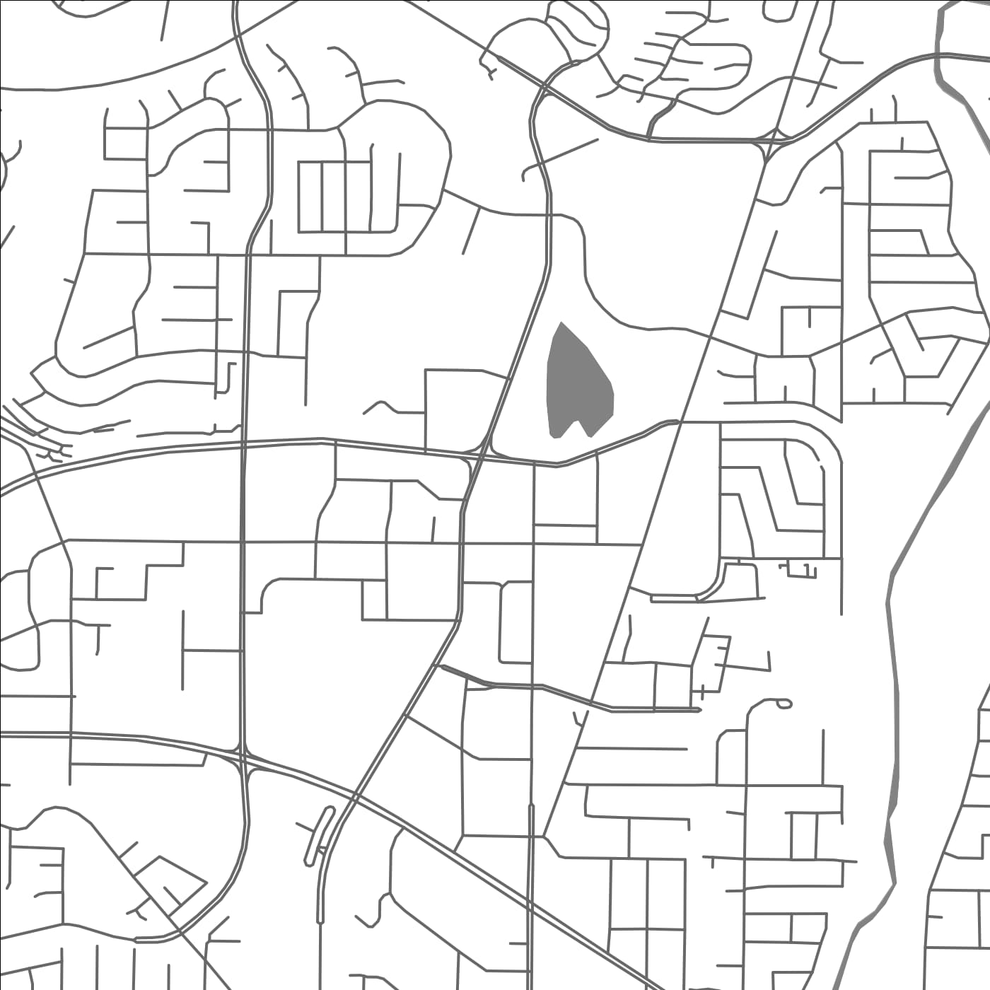 ROAD MAP OF COQUITLAM, CANADA BY MAPBAKES