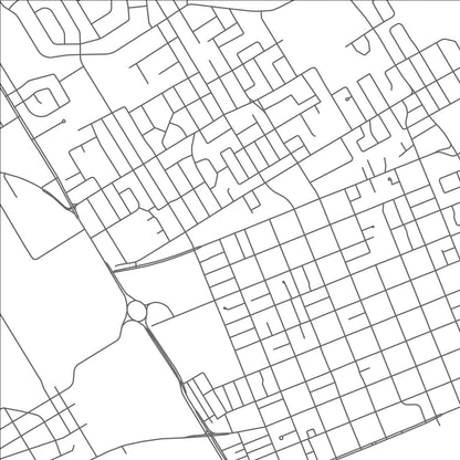 ROAD MAP OF CORNWALL, CANADA BY MAPBAKES