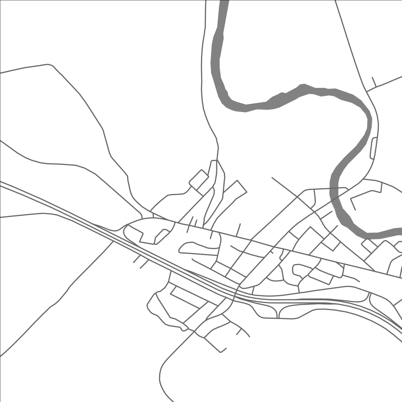 ROAD MAP OF DEGELIS, CANADA BY MAPBAKES