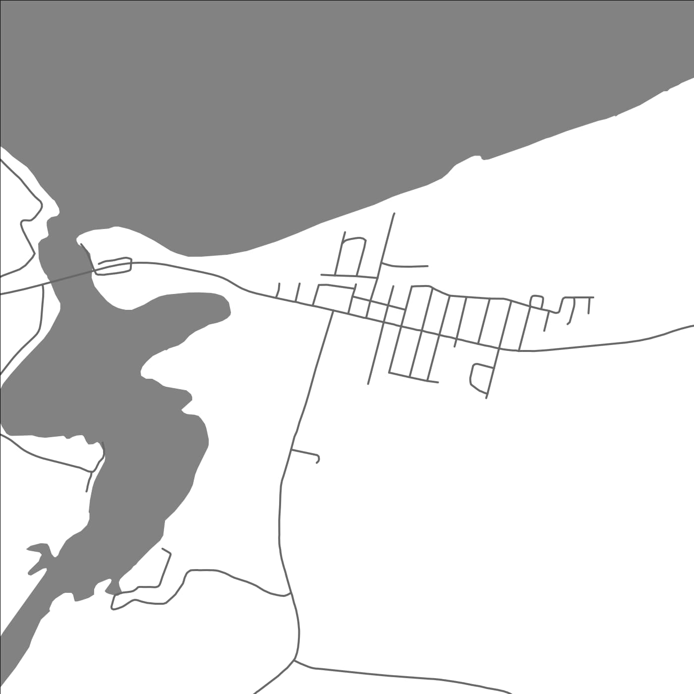 ROAD MAP OF DESBIENS, CANADA BY MAPBAKES