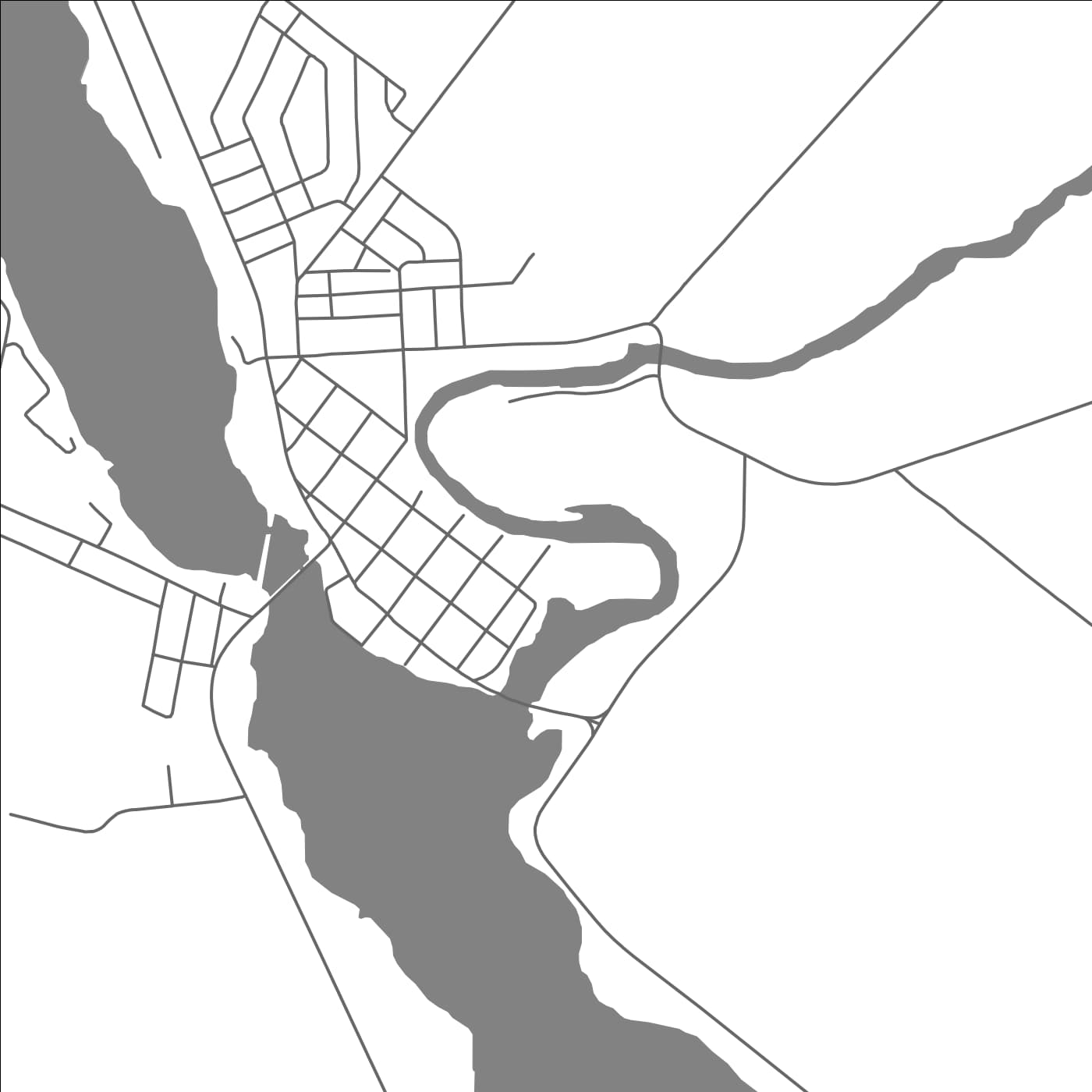 ROAD MAP OF DISRAELI, CANADA BY MAPBAKES