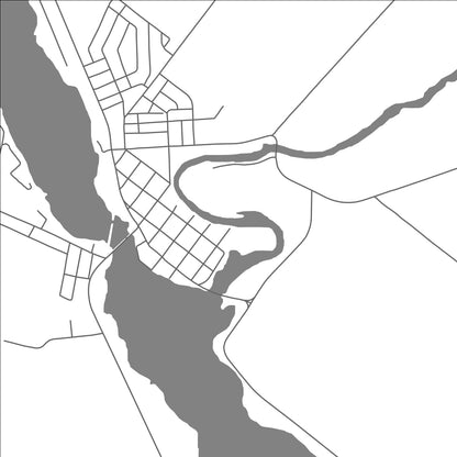 ROAD MAP OF DISRAELI, CANADA BY MAPBAKES