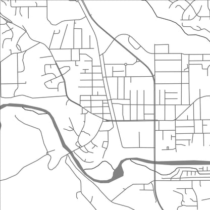 ROAD MAP OF DUNCAN, CANADA BY MAPBAKES