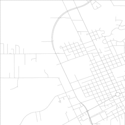 ROAD MAP OF BAY MINETTE, ALABAMA BY MAPBAKES