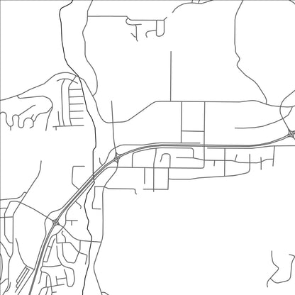 ROAD MAP OF EAST KELOWNA, CANADA BY MAPBAKES