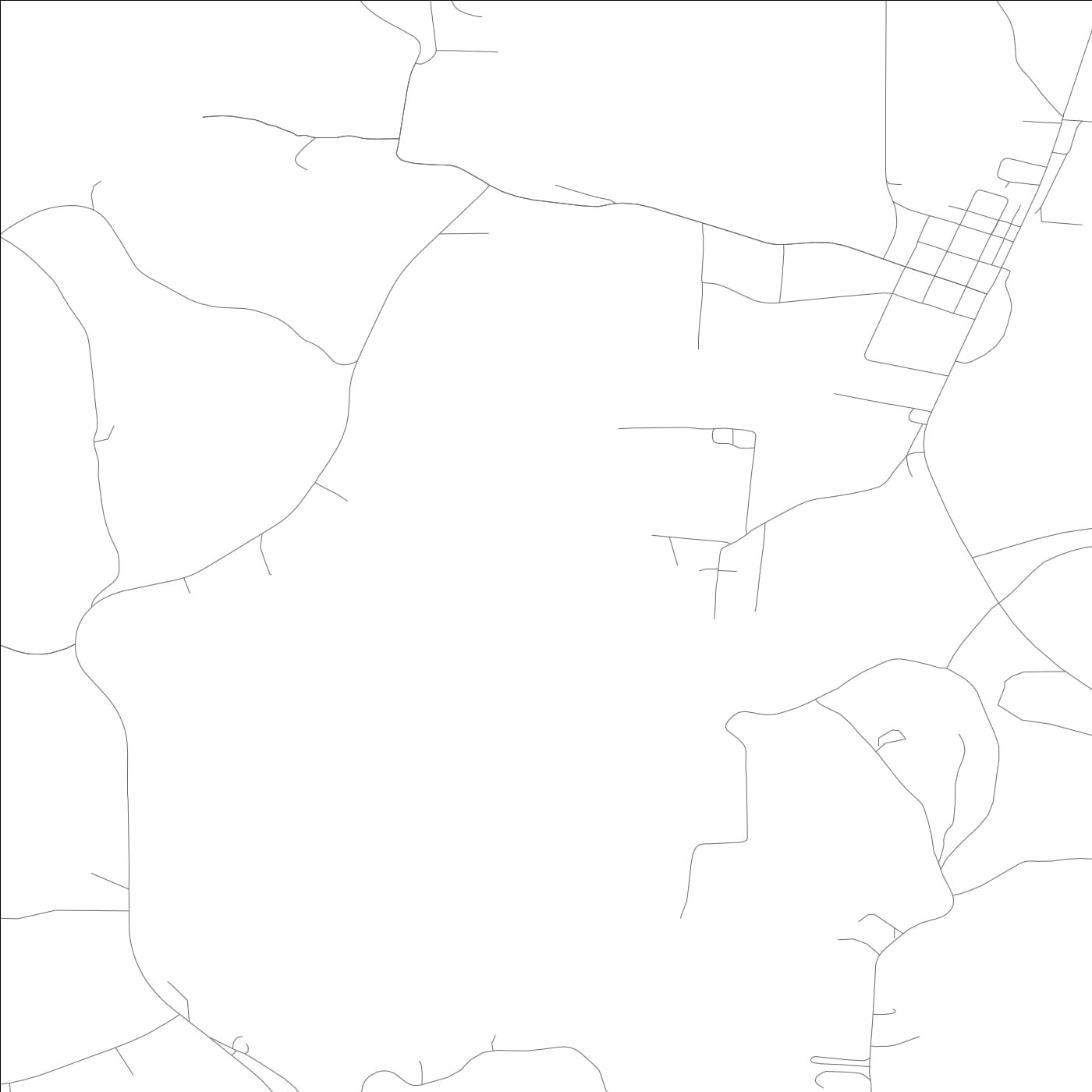 ROAD MAP OF BEAR CREEK, ALABAMA BY MAPBAKES