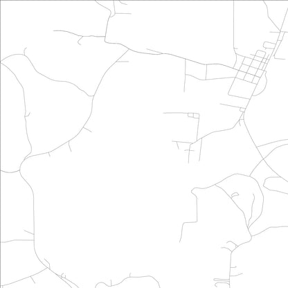 ROAD MAP OF BEAR CREEK, ALABAMA BY MAPBAKES