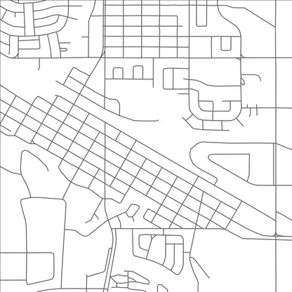 ROAD MAP OF ESTEVAN, CANADA BY MAPBAKES