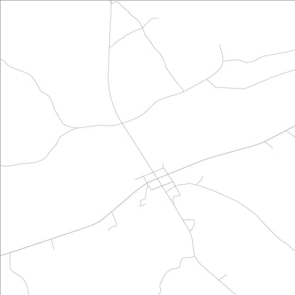 ROAD MAP OF BEAVERTON, ALABAMA BY MAPBAKES