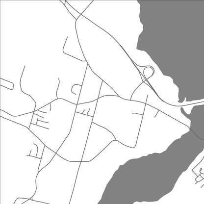 ROAD MAP OF FALMOUTH, CANADA BY MAPBAKES