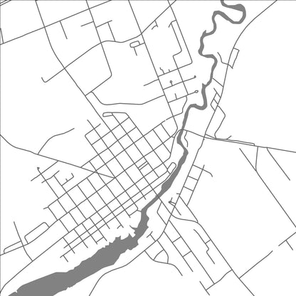 ROAD MAP OF GREATER NAPANEE, CANADA BY MAPBAKES