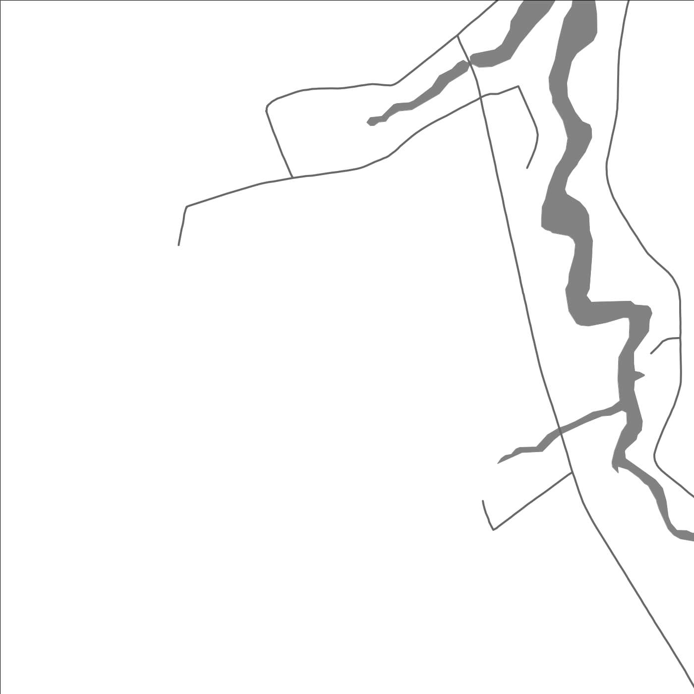 ROAD MAP OF HARDWICKE, CANADA BY MAPBAKES