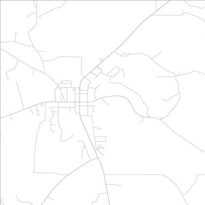 ROAD MAP OF BLOUNTSVILLE, ALABAMA BY MAPBAKES