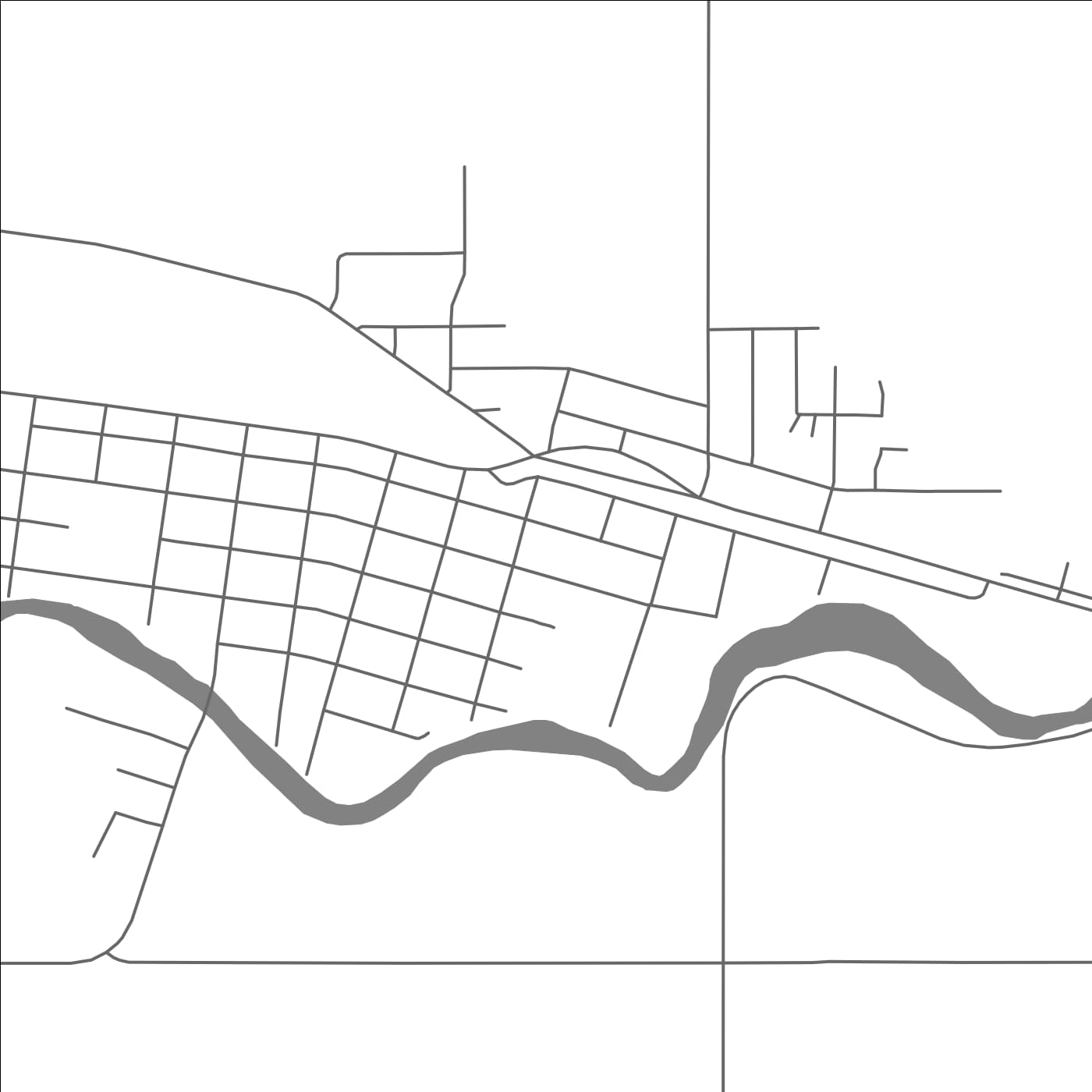 ROAD MAP OF HEARST, CANADA BY MAPBAKES