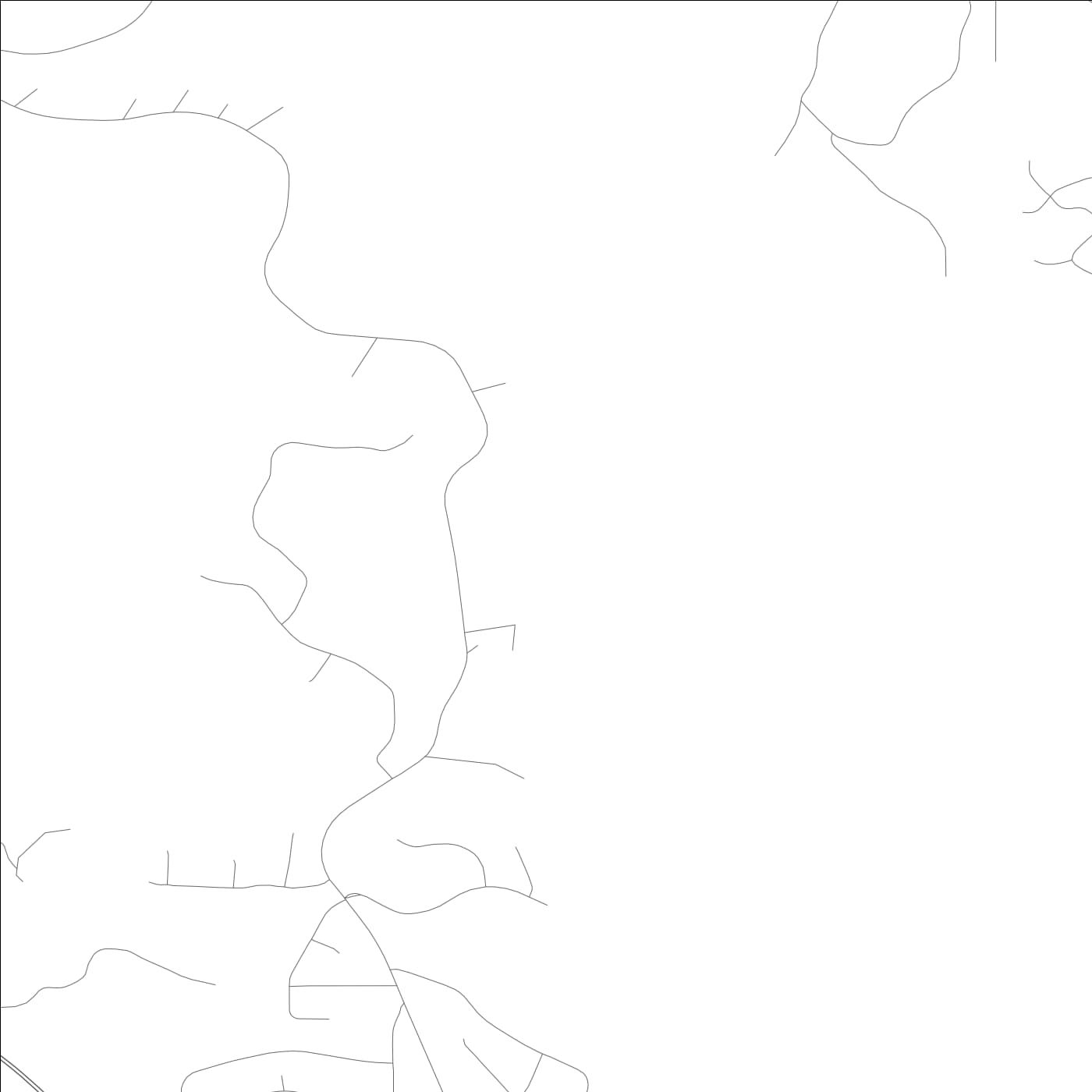 ROAD MAP OF BLUE RIDGE, ALABAMA BY MAPBAKES