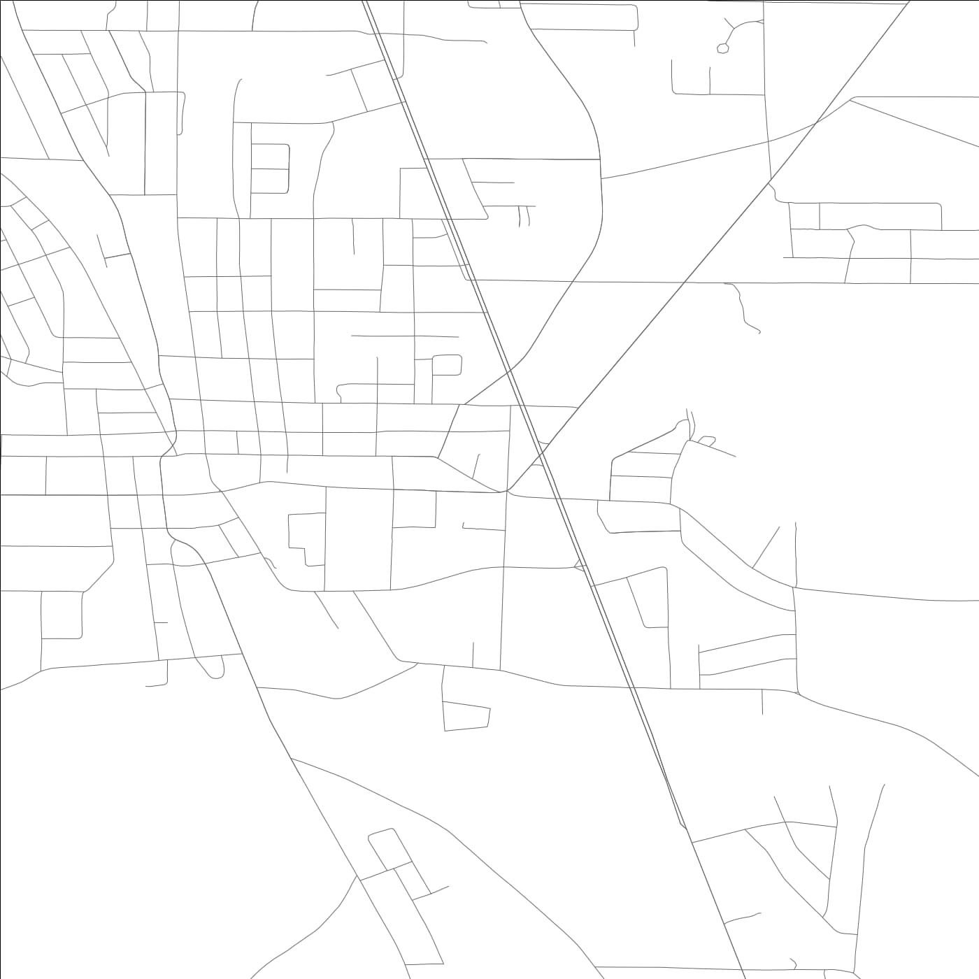 ROAD MAP OF BOAZ, ALABAMA BY MAPBAKES