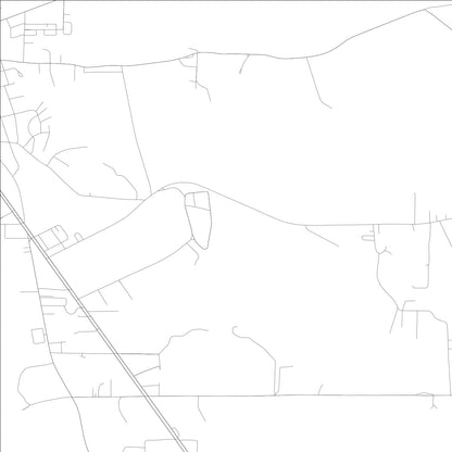ROAD MAP OF BON AIR, ALABAMA BY MAPBAKES