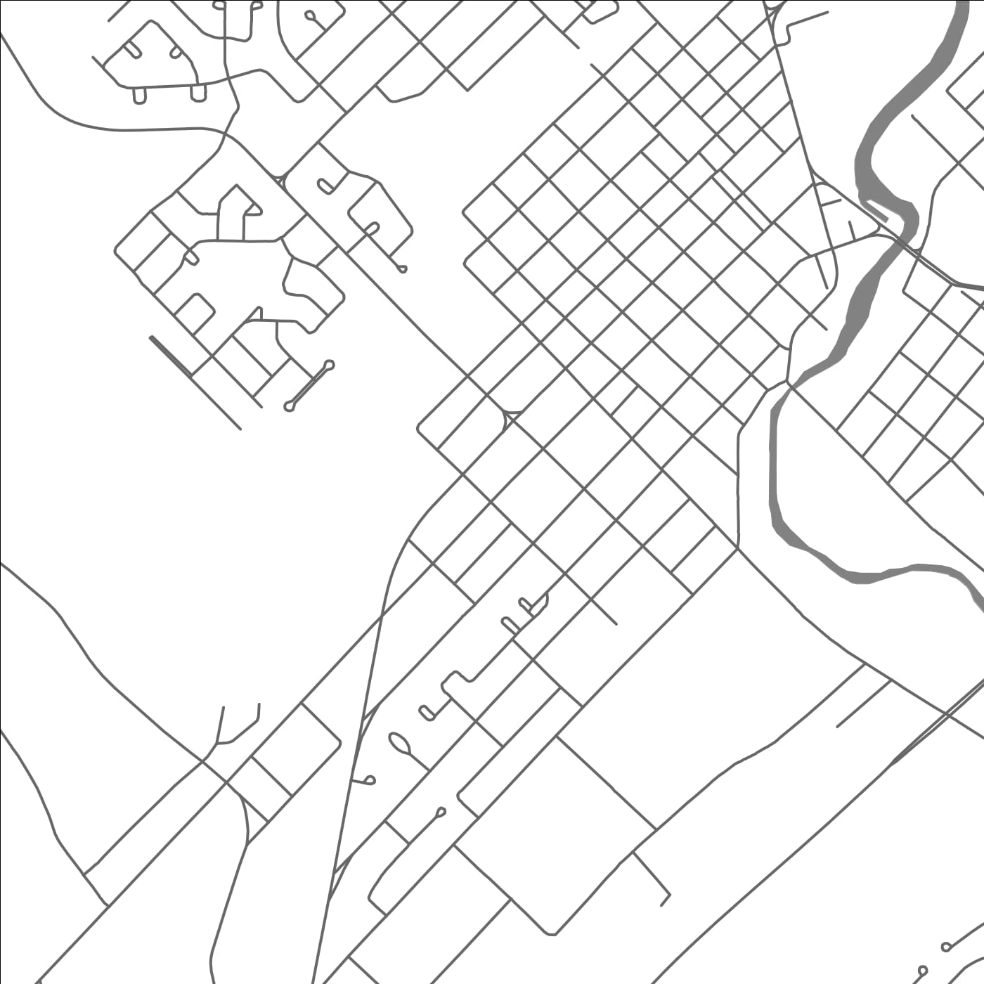 ROAD MAP OF JOLIETTE, CANADA BY MAPBAKES