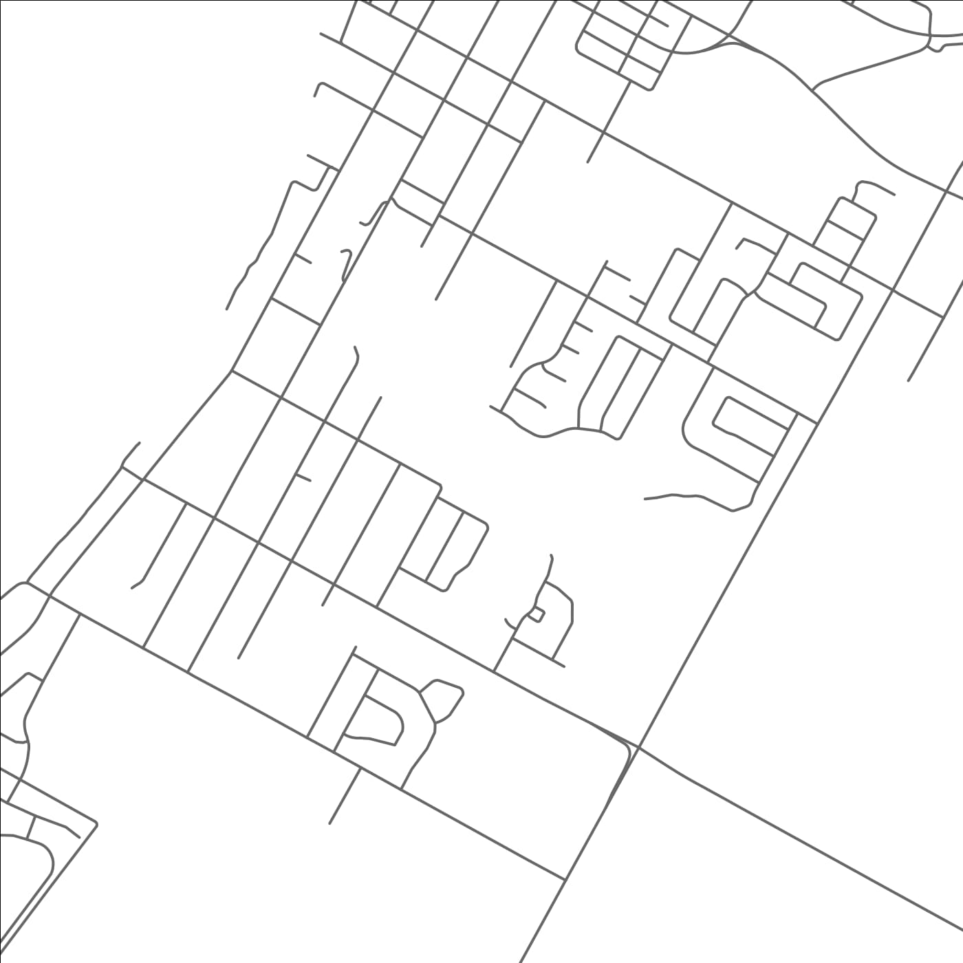 ROAD MAP OF KINCARDINE, CANADA BY MAPBAKES