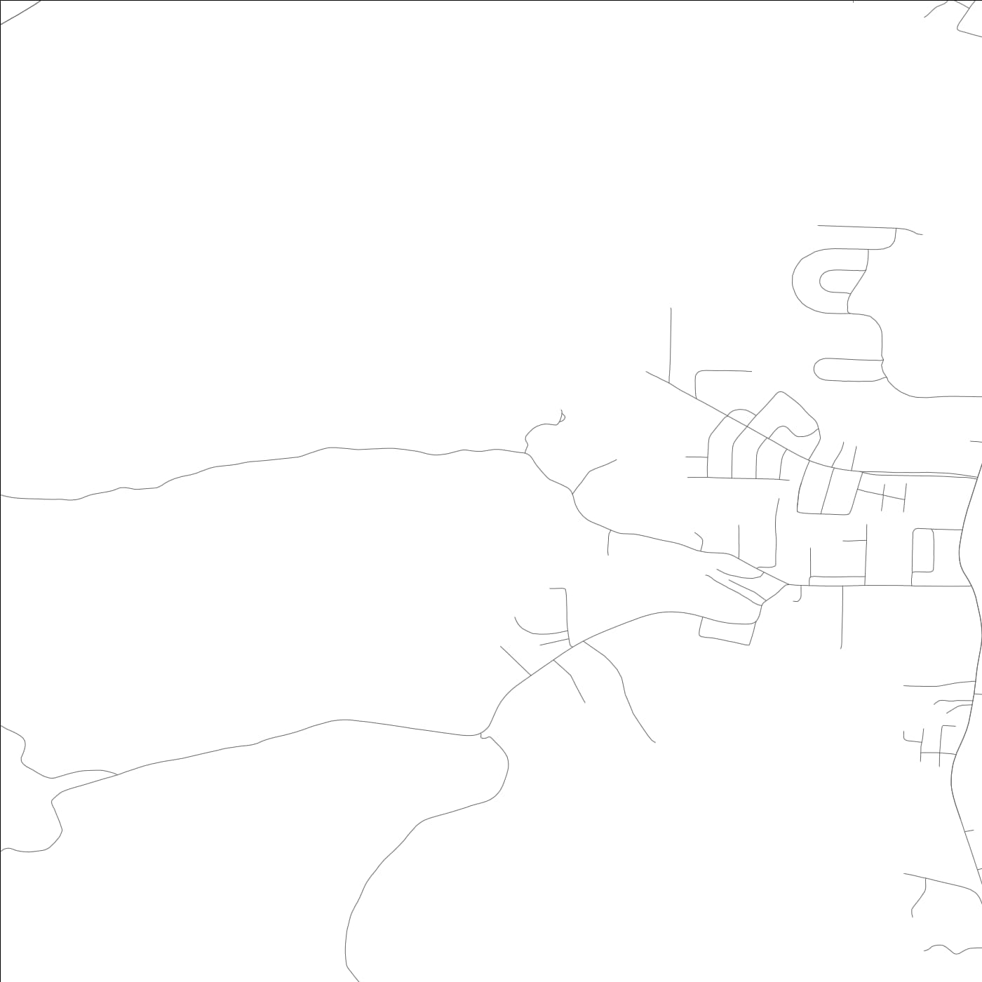 ROAD MAP OF BRANTLEYVILLE, ALABAMA BY MAPBAKES