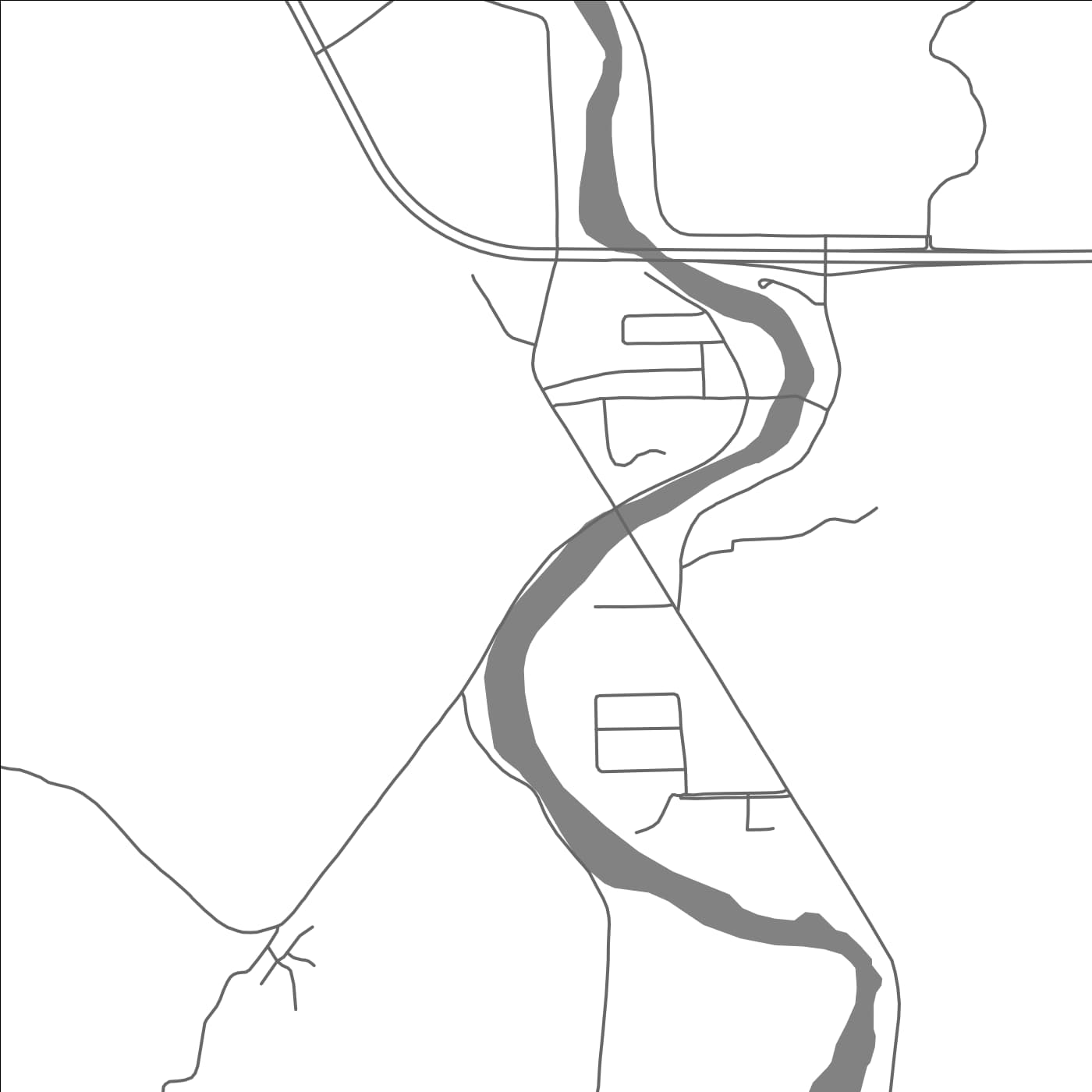 ROAD MAP OF LA CONCEPTION, CANADA BY MAPBAKES