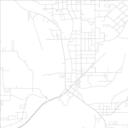ROAD MAP OF BREWTON, ALABAMA BY MAPBAKES