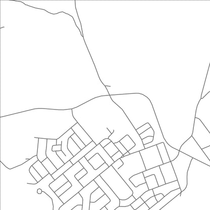 ROAD MAP OF LABRADOR CITY, CANADA BY MAPBAKES