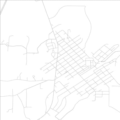ROAD MAP OF BRIDGEPORT, ALABAMA BY MAPBAKES