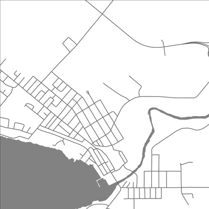 ROAD MAP OF LAC MEGANTIC, CANADA BY MAPBAKES